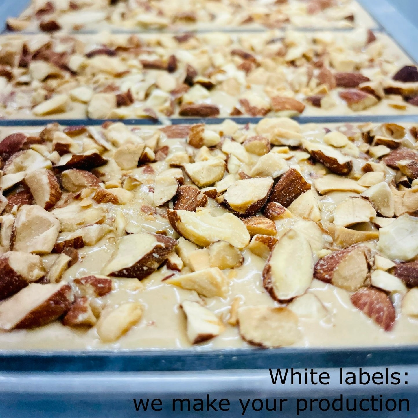 Vegan white chocolate with coconut sugar