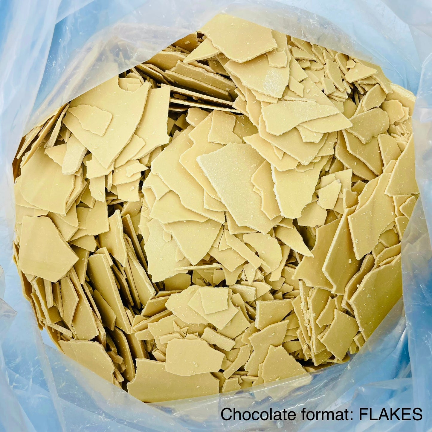 Vegan white chocolate with coconut sugar