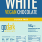 Sugar free vegan white chocolate