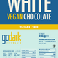 Sugar free vegan white chocolate